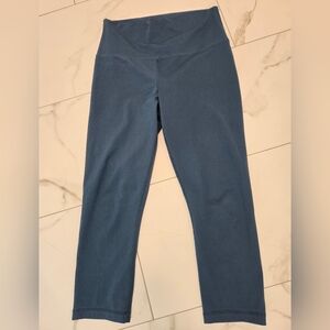 Nude Tech Women's Teal Leggings Cropped Capri Size L